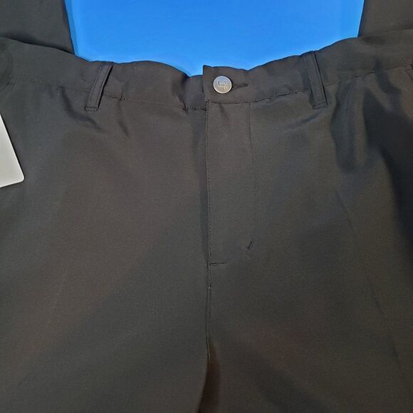 Mens NEW Short Par 4 Black Golf Pants Trousers The Pavin 36x30 - Picture 2 of 12